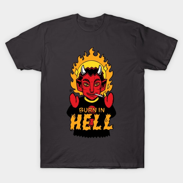 Devil Puppet: Burn in Hell T-Shirt by House.of.Fun
